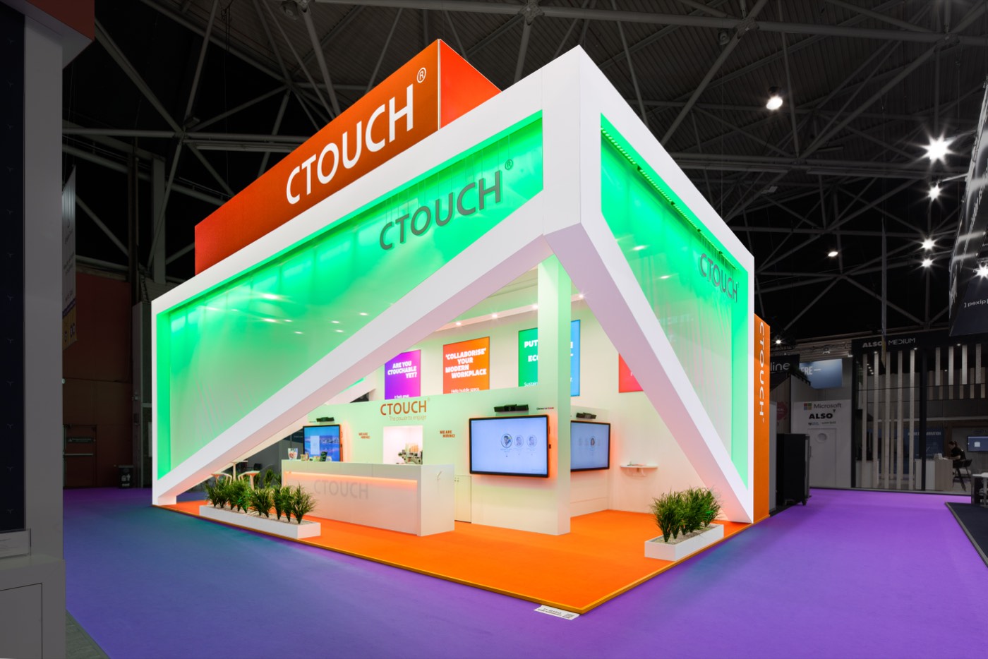 Beursstand CTouch op ISE in Amsterdam