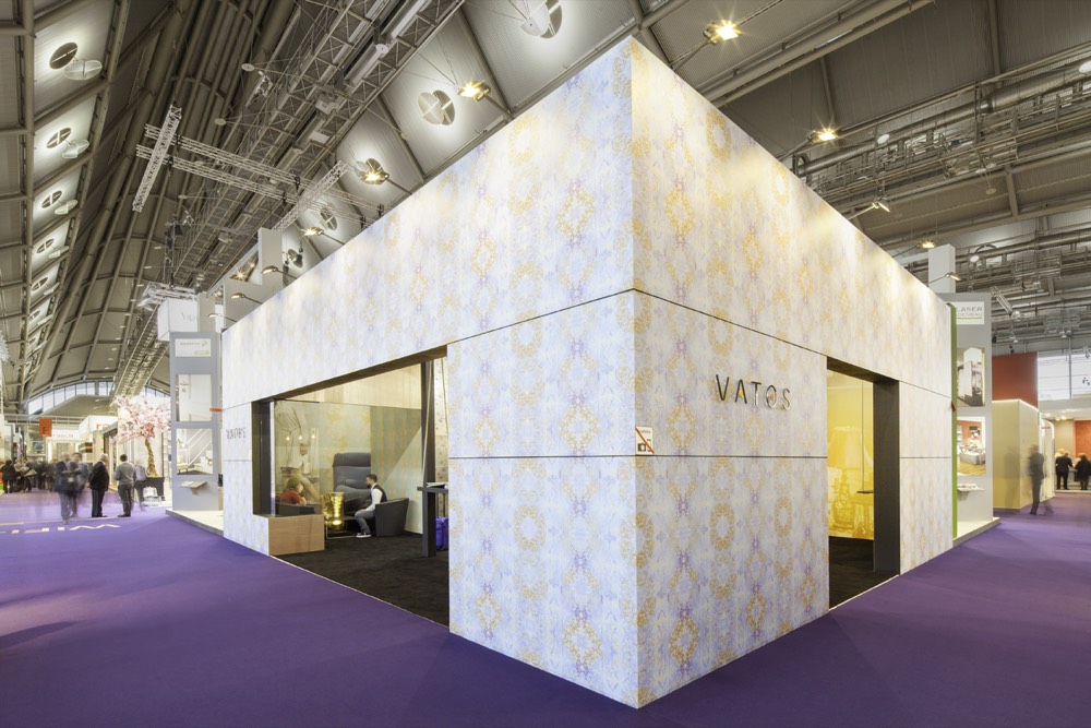 Beursstand Vatos op Heimtextil in Frankfurt